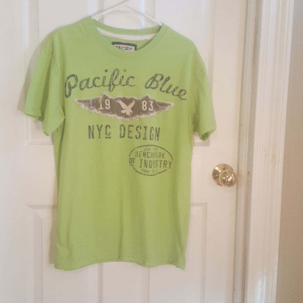 Mens Pacific Blue Tee Shirt